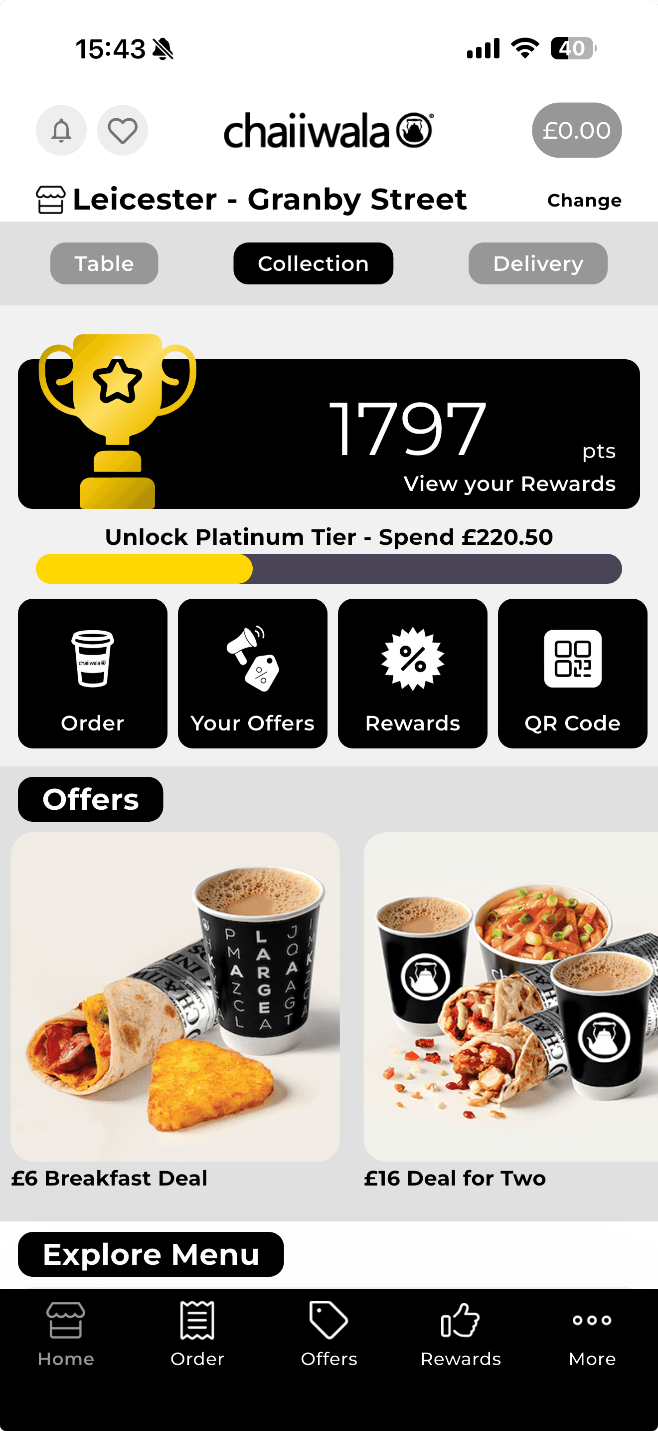 Chaiiwala app