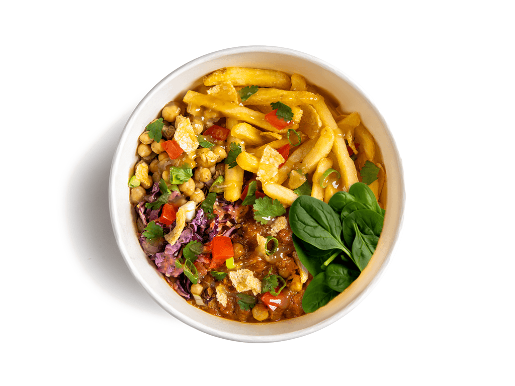 Chana Masala Bombay Chips Bowl