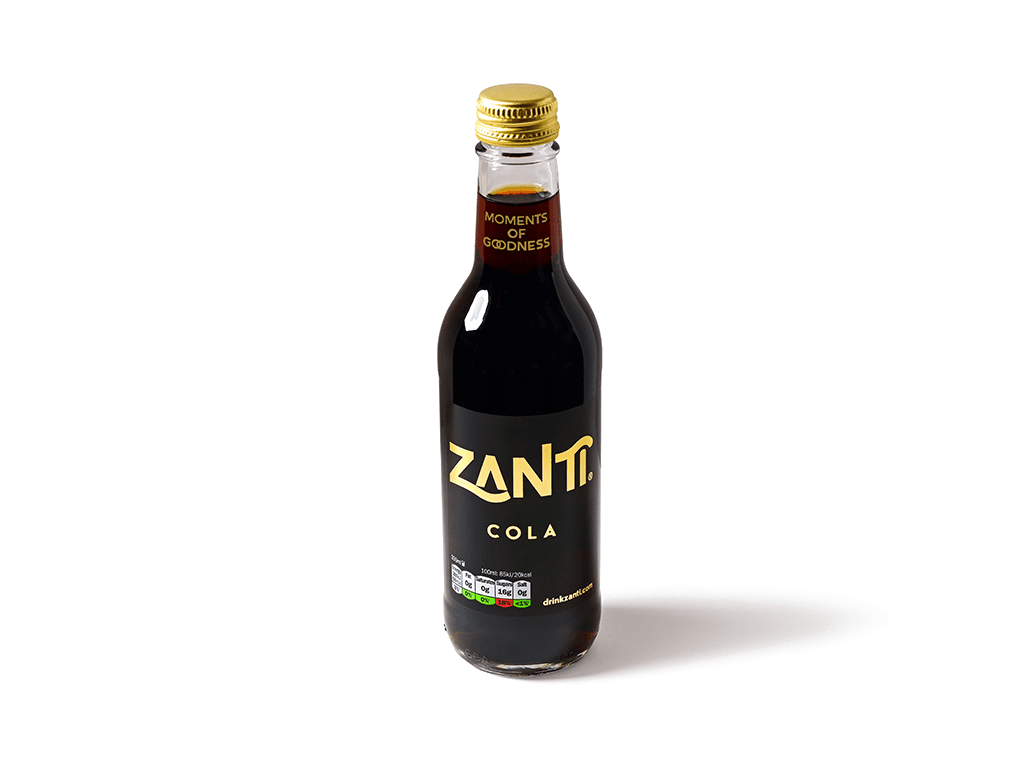 Zanti Cola glass bottle